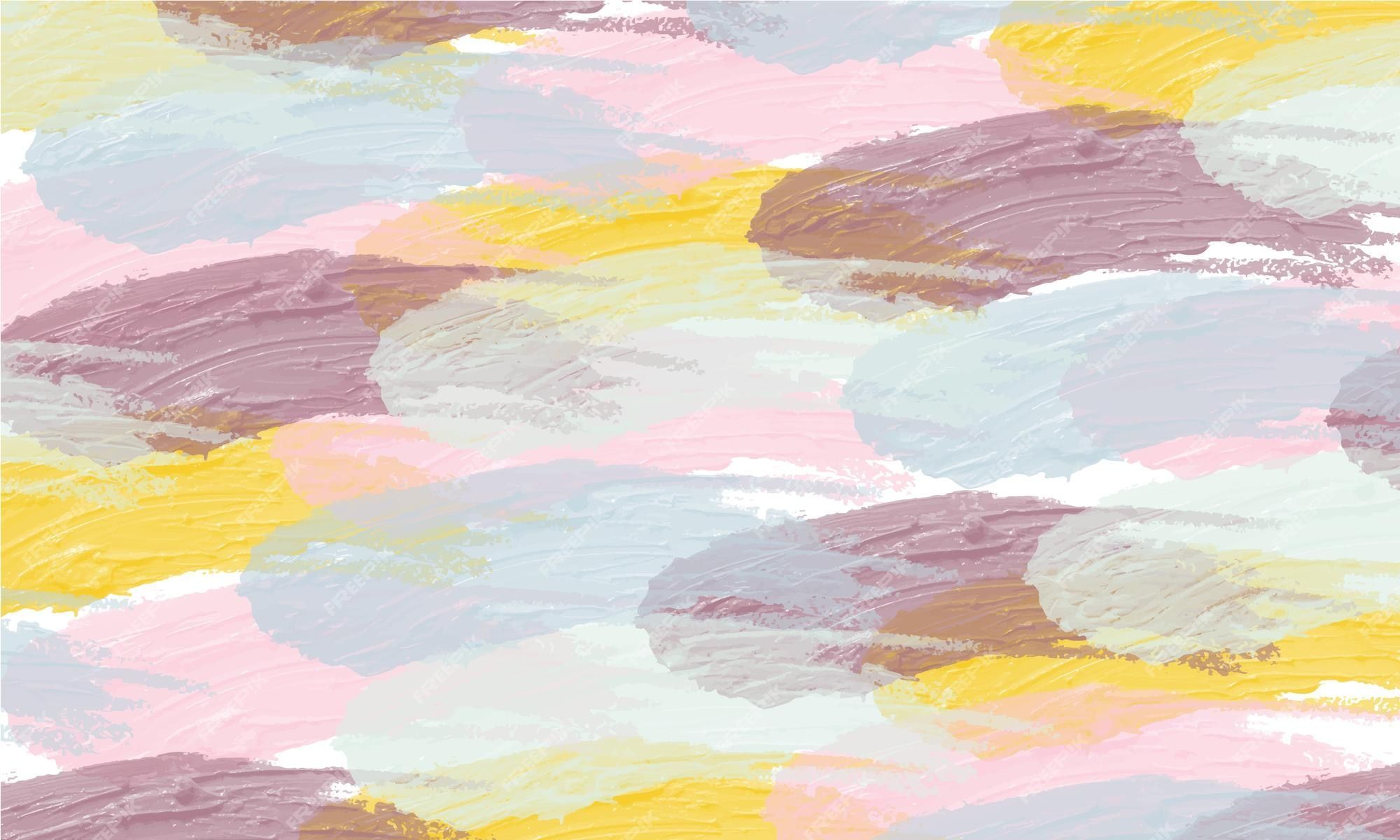 2000x1200 Premium Vector. Pastel background with oil paint brush
