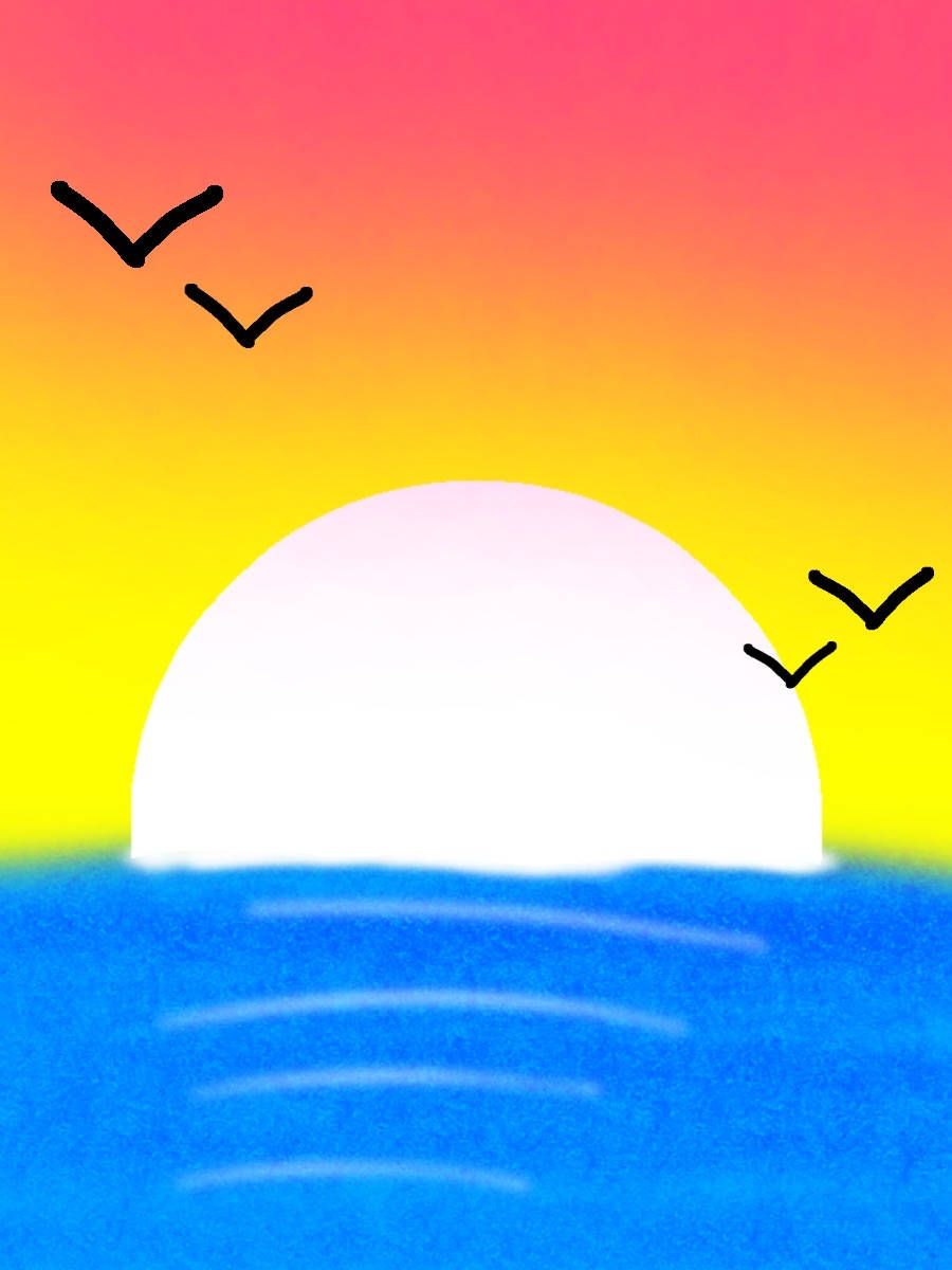 900x1200 Download Pansexual Sunset Oil Pastel Texture Wallpaper