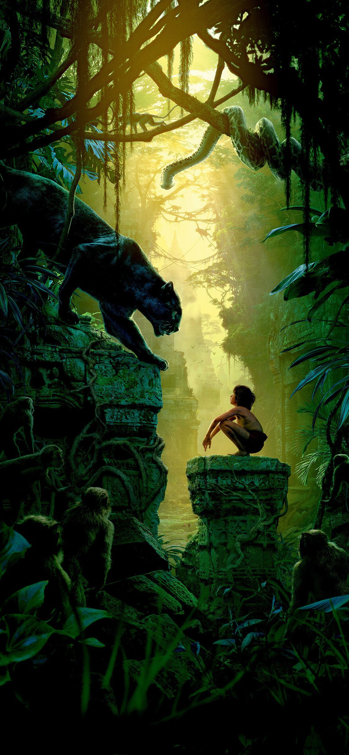 1125x2436 Art Film Nature Junglebook Animal Wallpaper
