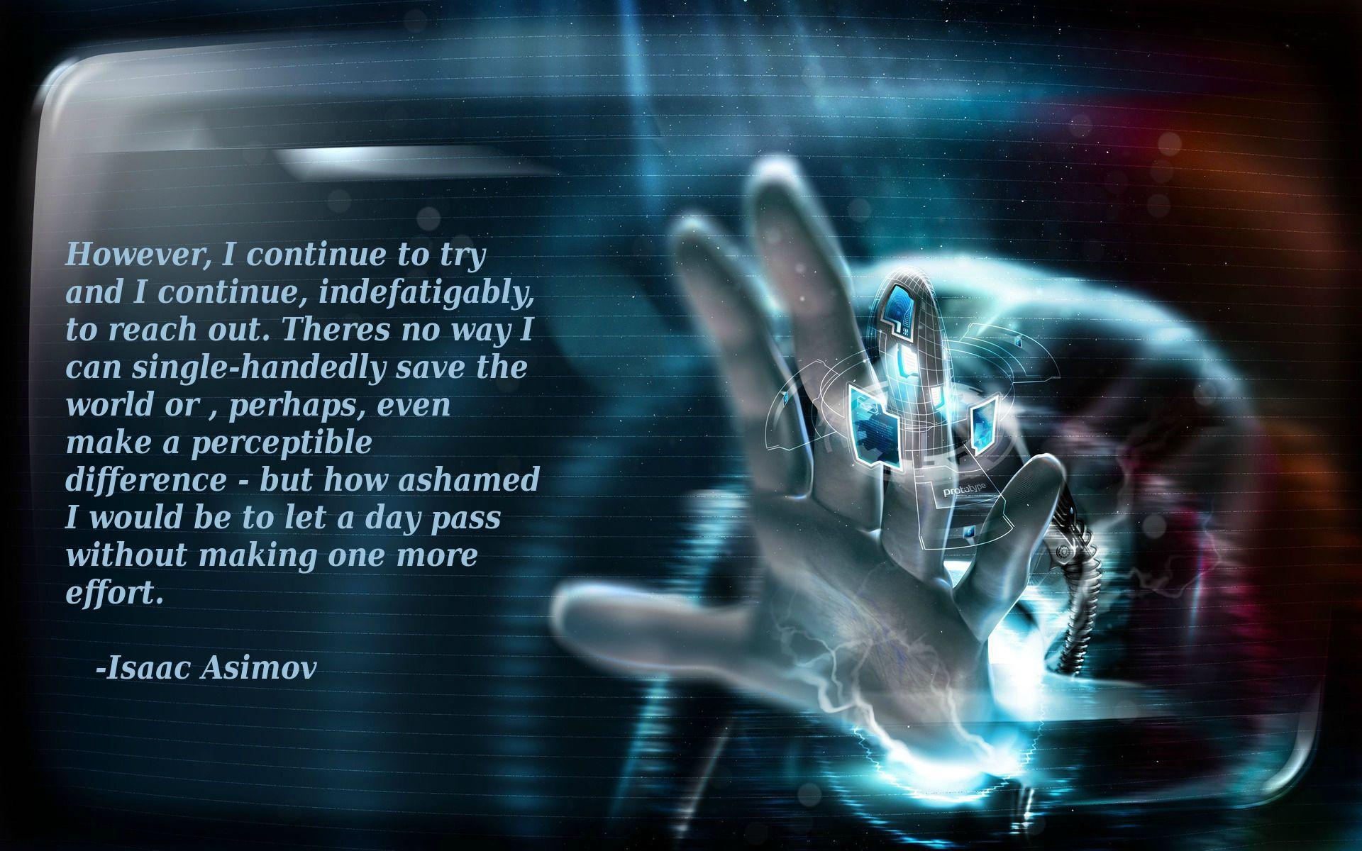 1920x1200 Isaac Asimov Inspirational Wallpaper Tech Wallpaper 4k