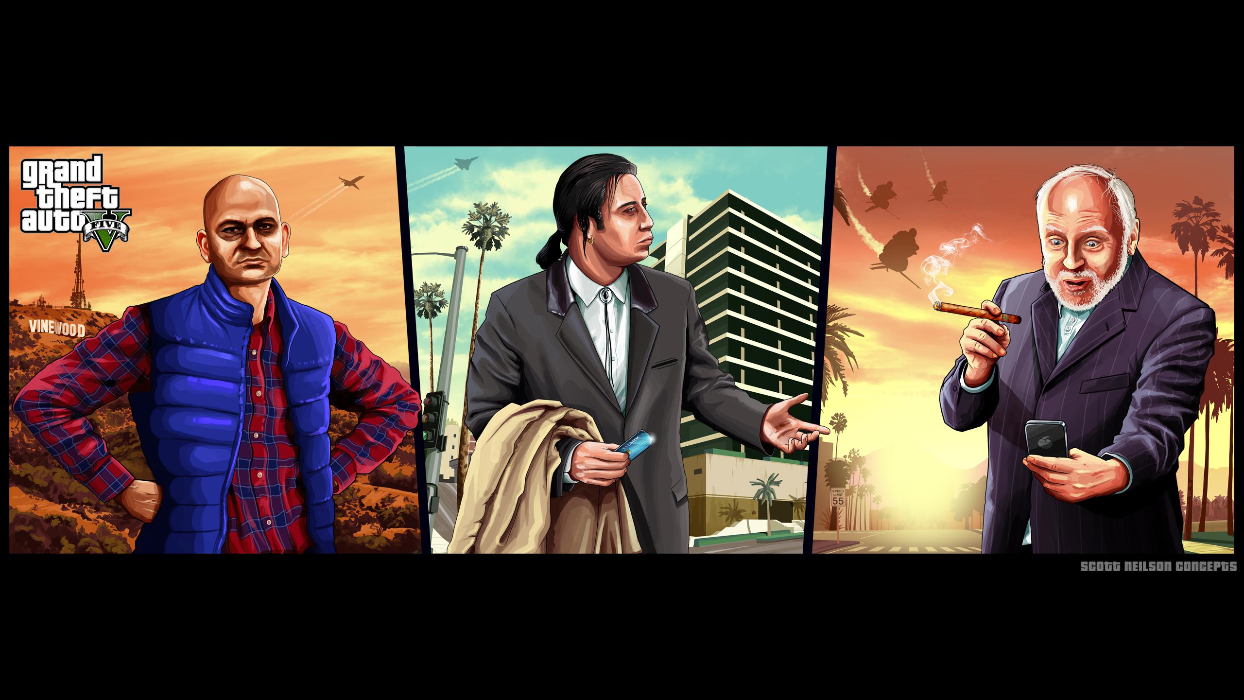 2560x1440 My GTA V meme art as a desktop wallpaper for you folks. Hope you enjoy :)