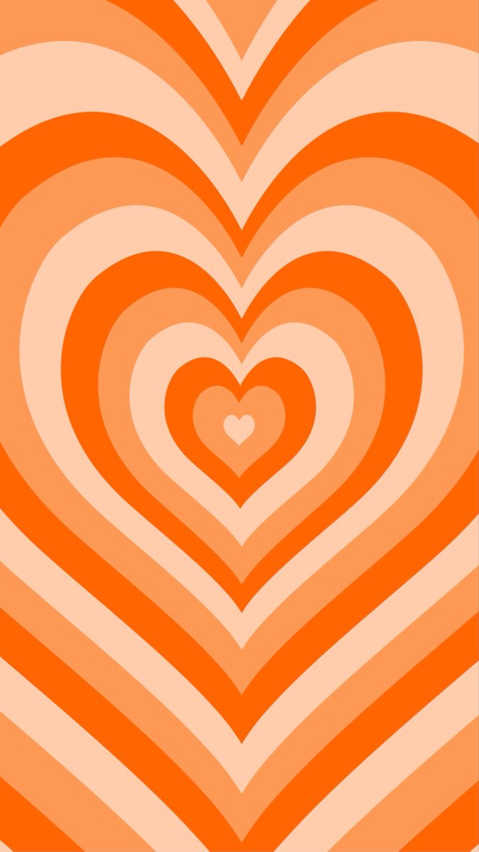 675x1200 monochrome orange heart by y2krevival. Redbubble. Orange wallpaper, Orange aesthetic, Heart wallpaper