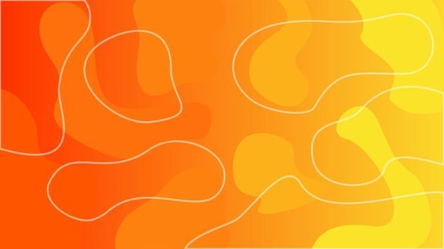 626x352 Premium Vector. Abstract soft orange and yellow random background wallpaper illustration