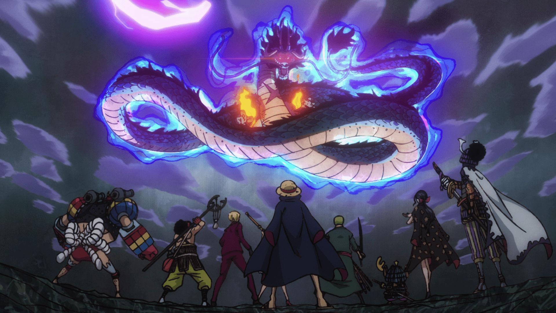 1920x1080 One Piece Onigashima Wallpaper