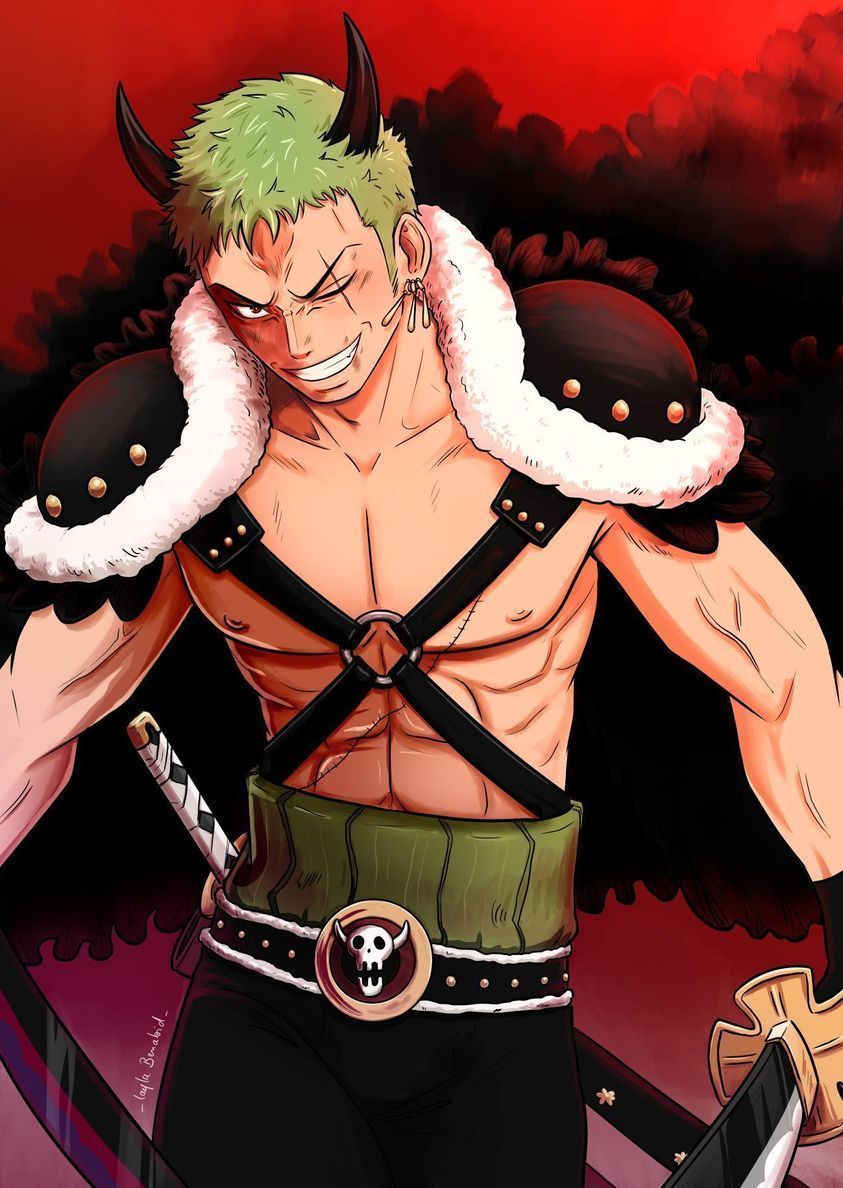 843x1188 T A R Y N on X: Zoro OniGashima Disguise