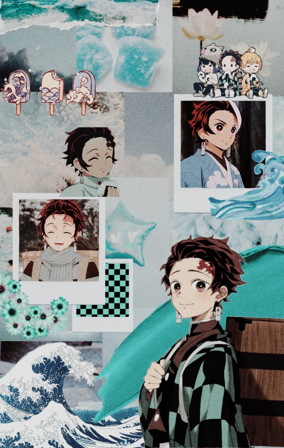 Demon Slayer Collage Wallpapers Top Free Demon Slayer Collage