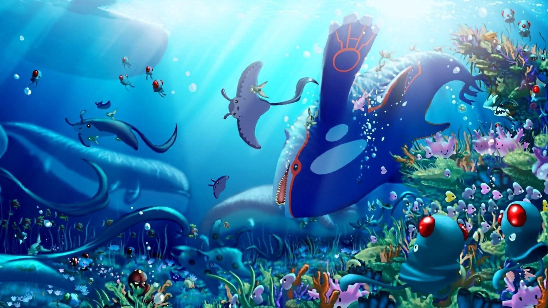 1920x1080 Water Pokemon Wallpaper