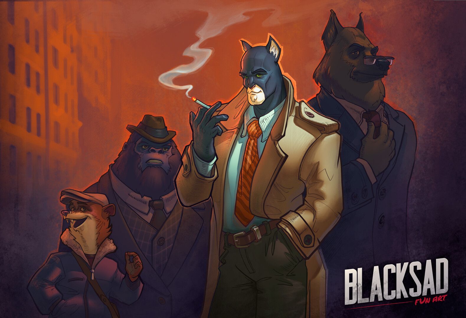 Blacksad Wallpapers - Top Free Blacksad Backgrounds - WallpaperAccess