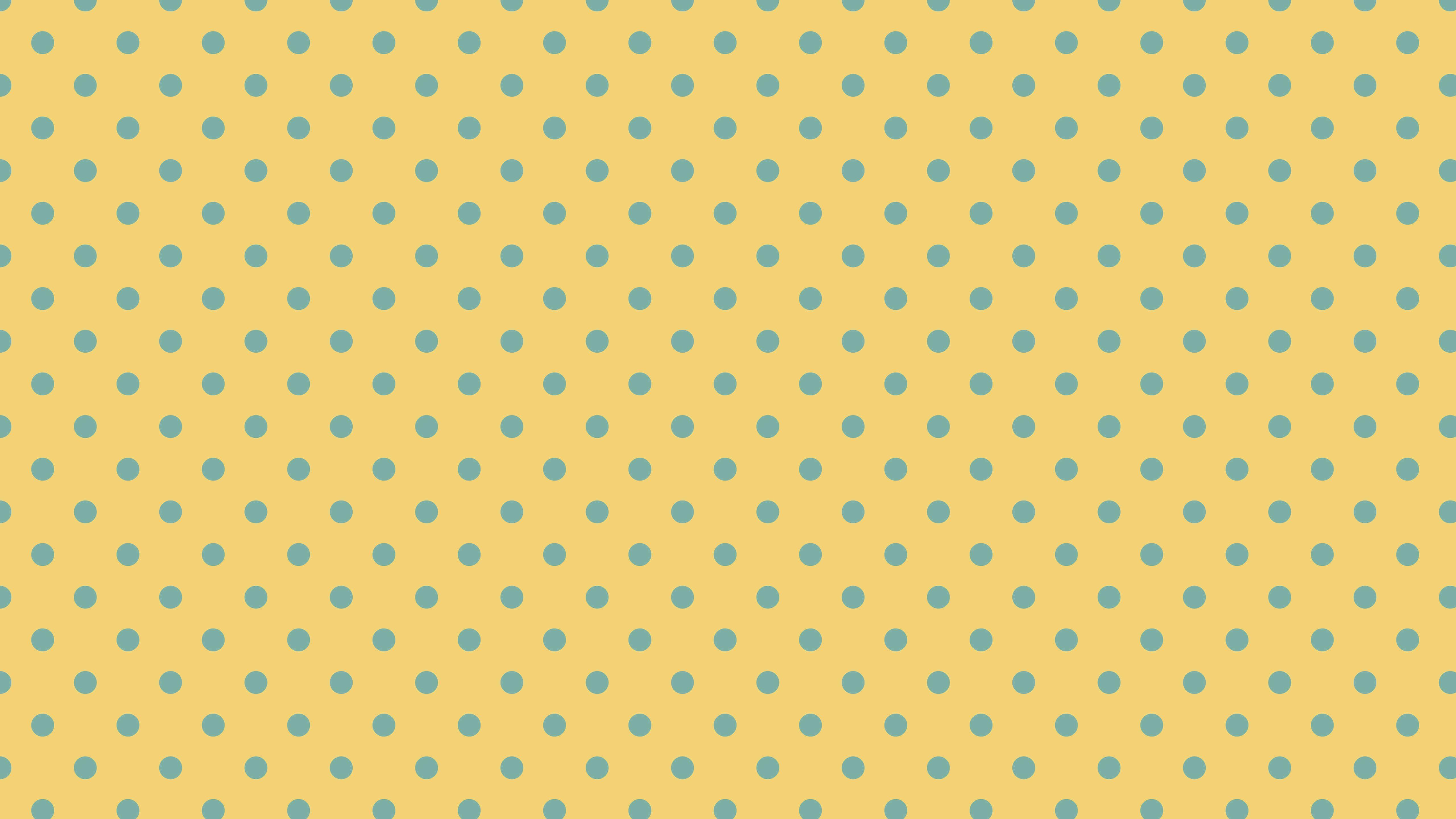 5120x2880 Pattern polka dot yellow. wallpaper.sc Desktop
