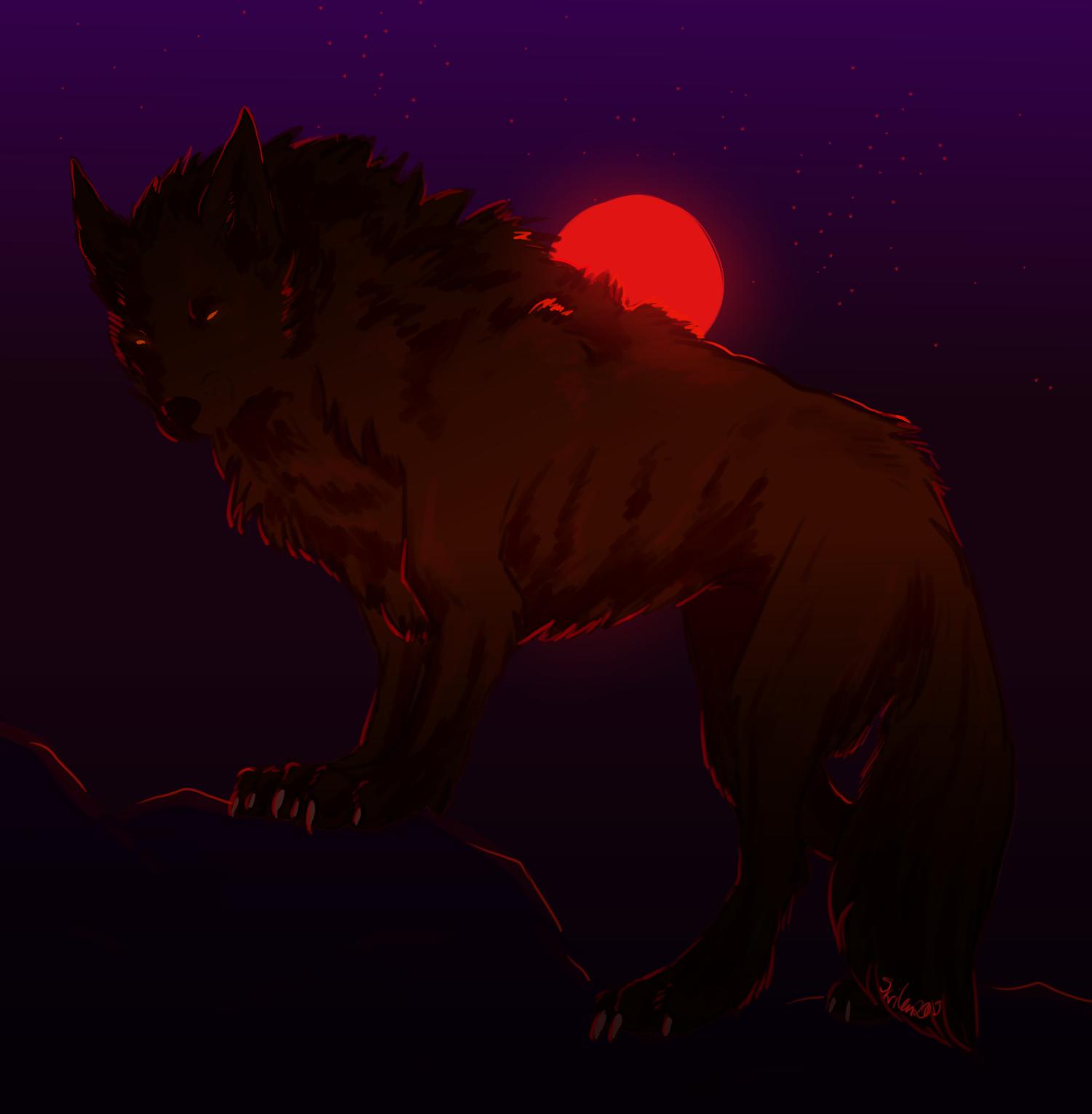1500x1530 verihile on X: #bdoinktober Blood wolf ! Blood moon !1 / X