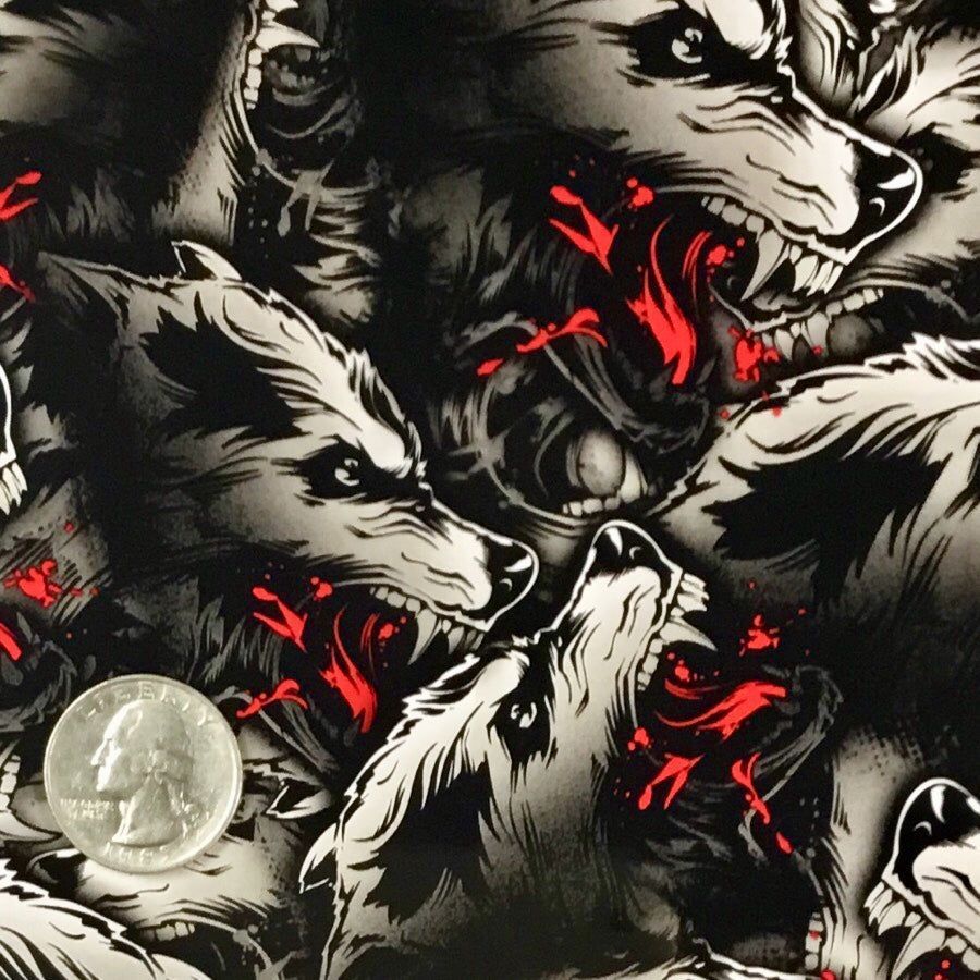 900x900 BLOODY WOLF PACK HYDROGRAPHIC FILM