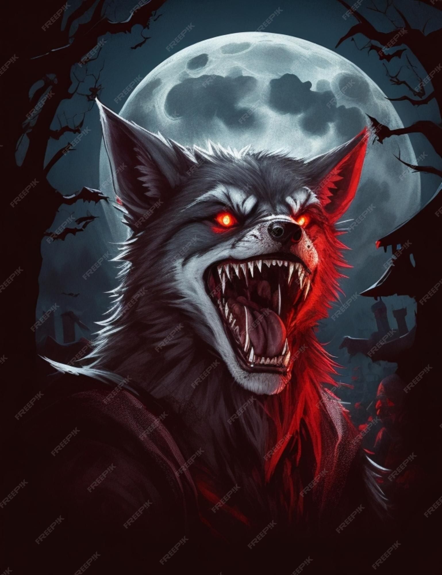1538x2000 Scary Werewolf Image