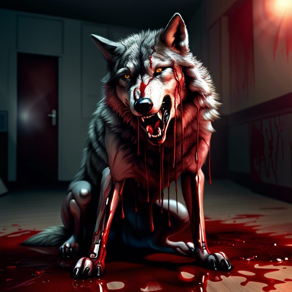 1024x1024 Wicked Wolf Generated Artwork