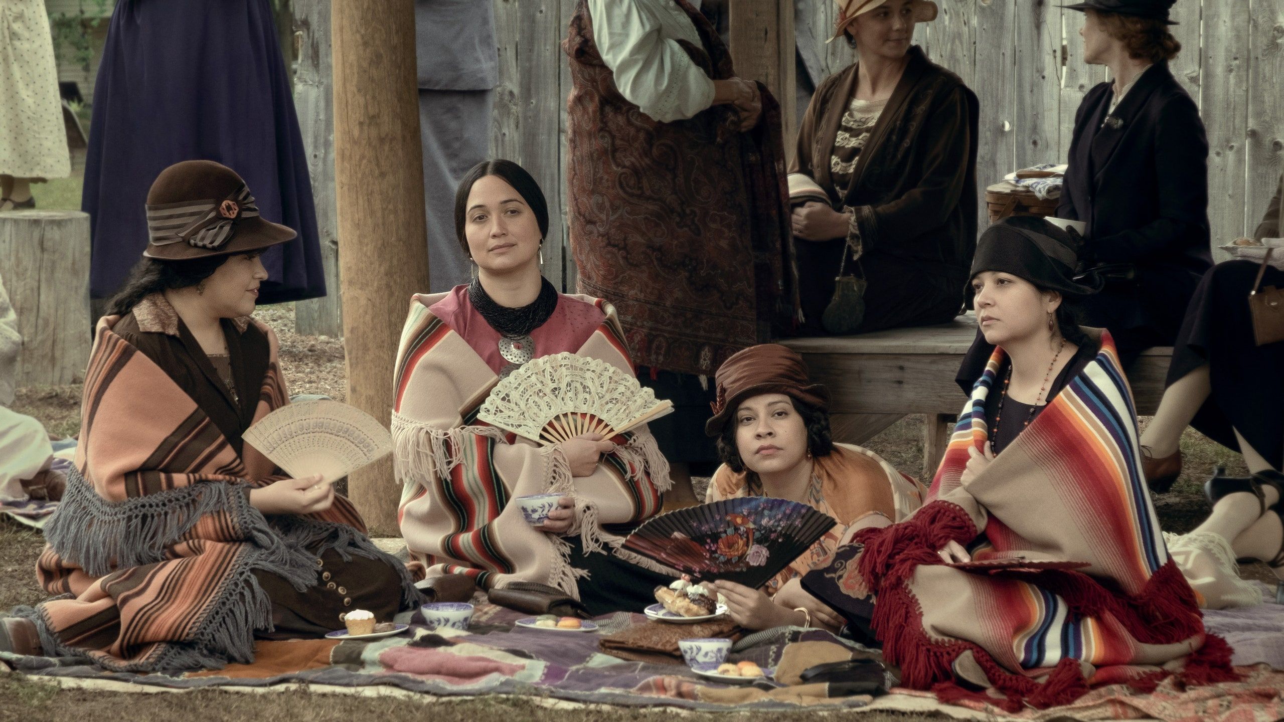 2560x1440 Killers of the Flower Moon Showcases the Power and Plight of Native American Women