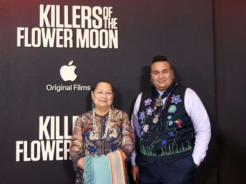 1024x768 Osage Nation officials and 'Killers of the Flower Moon' crew members attend New York premiere