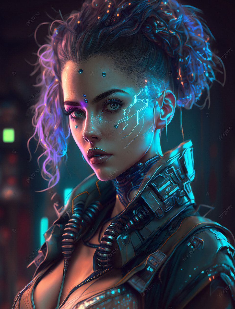 Cyberpunk Portrait Wallpapers - Top Free Cyberpunk Portrait Backgrounds ...