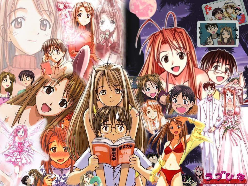 1024x768 Love Hina Wallpaper