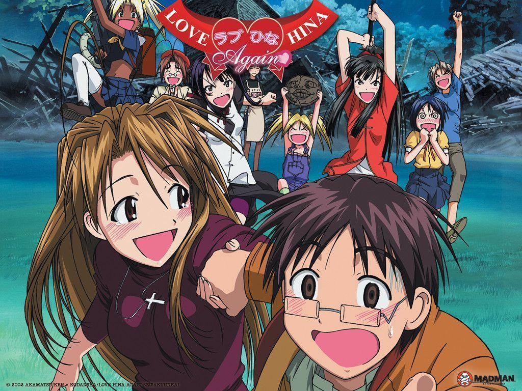 1024x768 Love Hina Again Anime Wallpaper Download