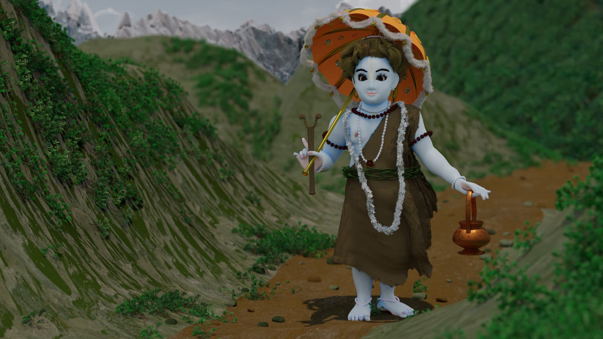1920x1080 3D Character Vamana Avatara Projects Artists Community