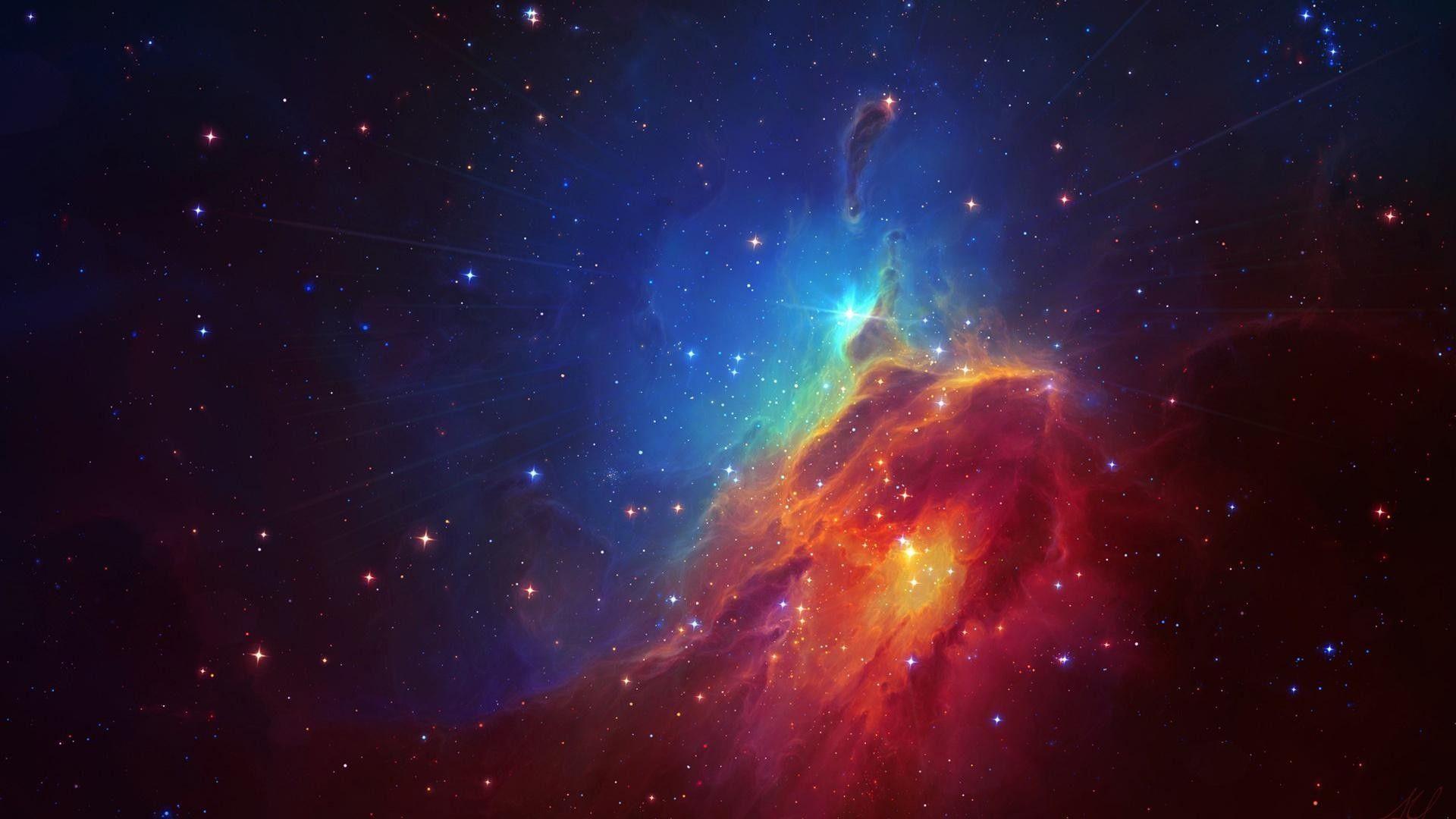 1920x1080 Colorful Galaxy Wallpaper