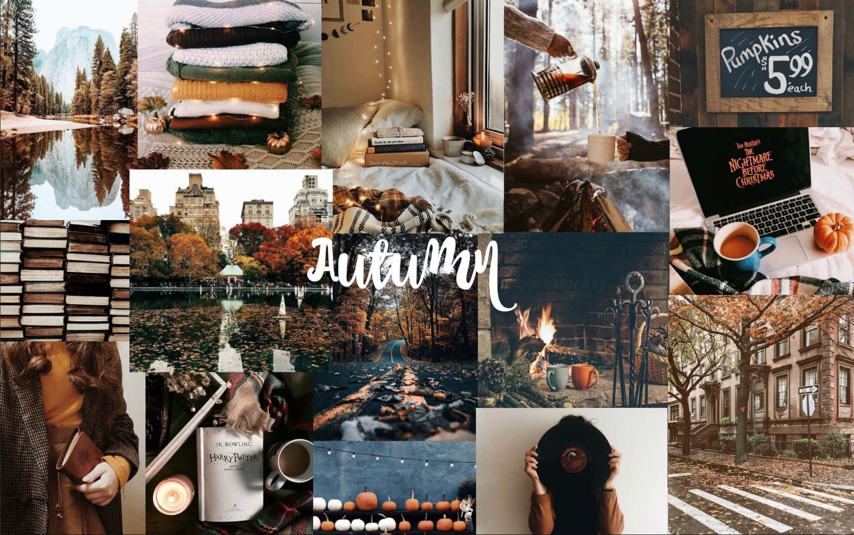 1737x1089 Download Cozy Winter Aesthetic Collage Wallpaper
