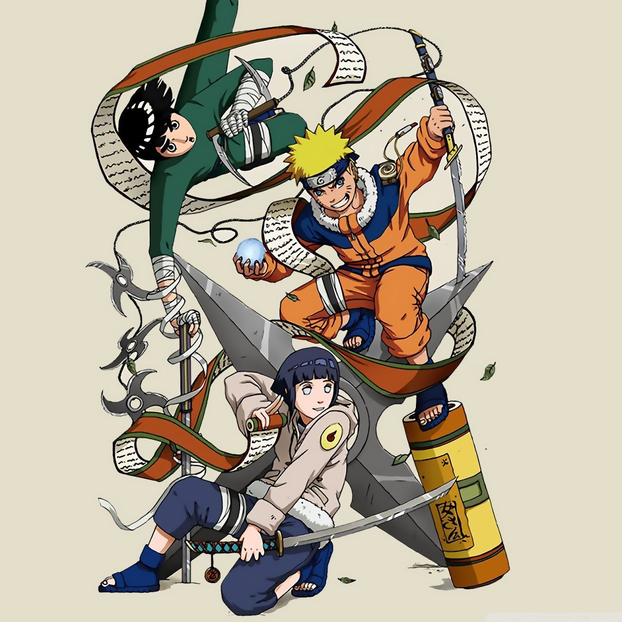 1280x1280 Naruto Hyuuga Hinata And Naruto Uzumaki Ultra HD Desktop Background Wallpaper for : Tablet