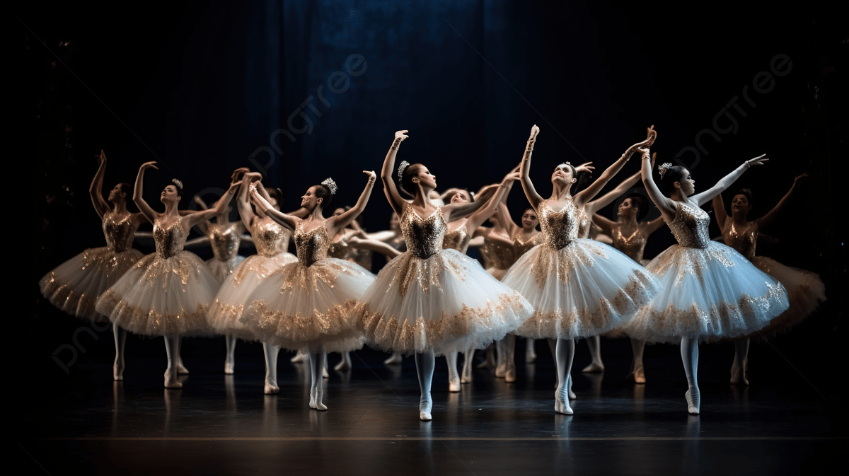 1200x673 Ballet Dancers On Stage With Golden Tutu S Background, The Nutcracker Ballet Picture Background Image And Wallpaper for Free Download