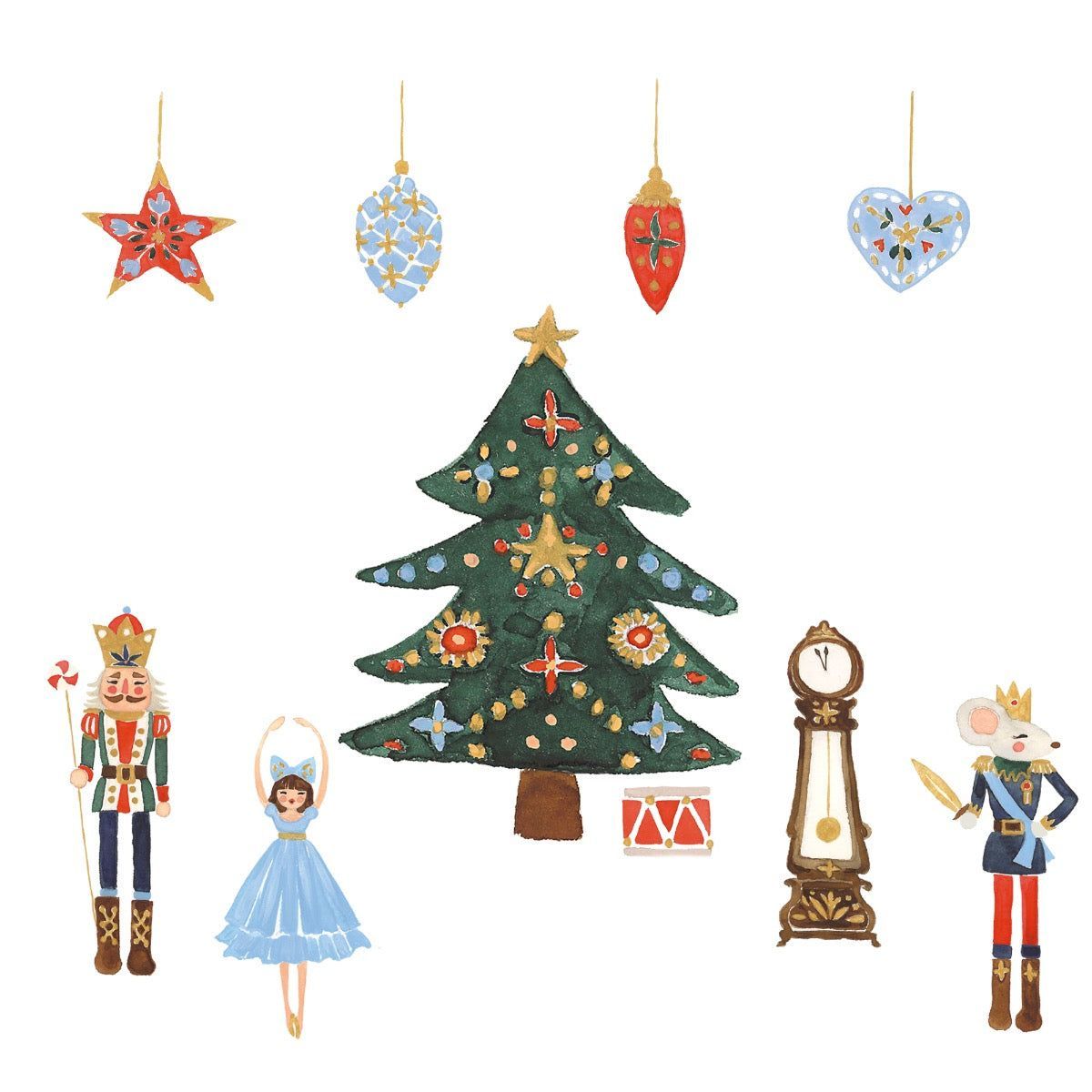1200x1200 Nutcracker Ballet Removable Wall Decal. Tempaper & Co