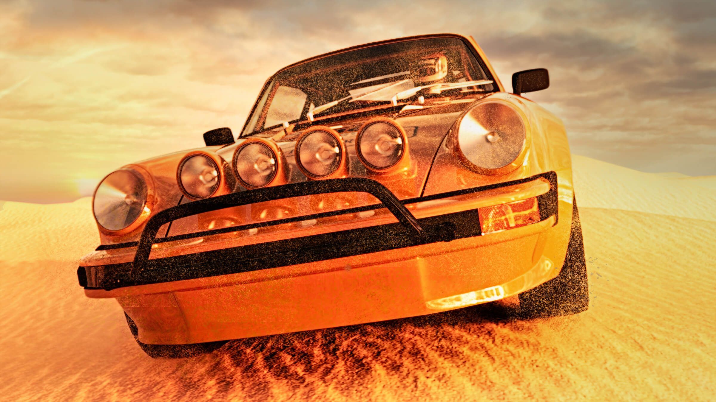 2400x1350 Porsche 911 Safari 3D Render