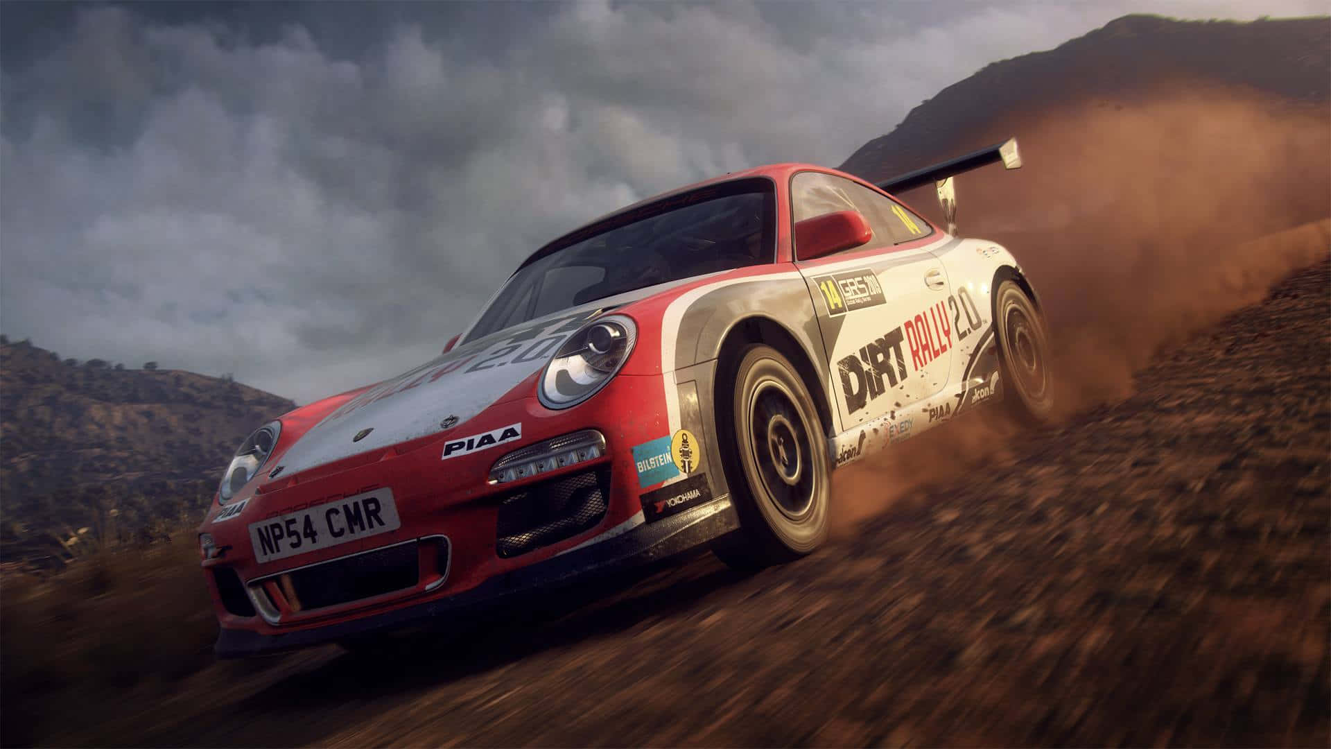 1920x1080 Download A Porsche Gt3 Racing Car Driving On A Dirt Road
