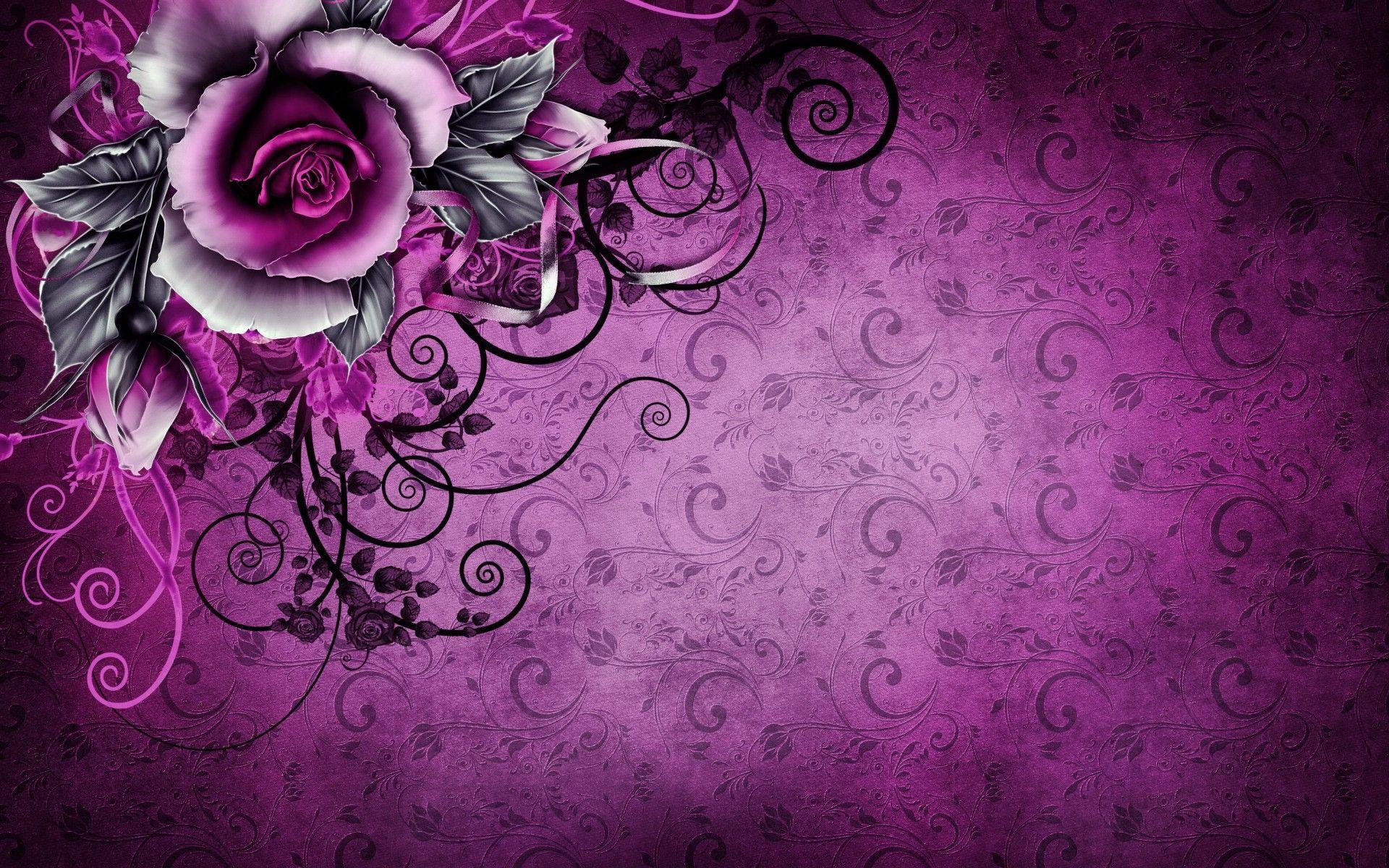 1920x1200 HD Purple Wallpaper