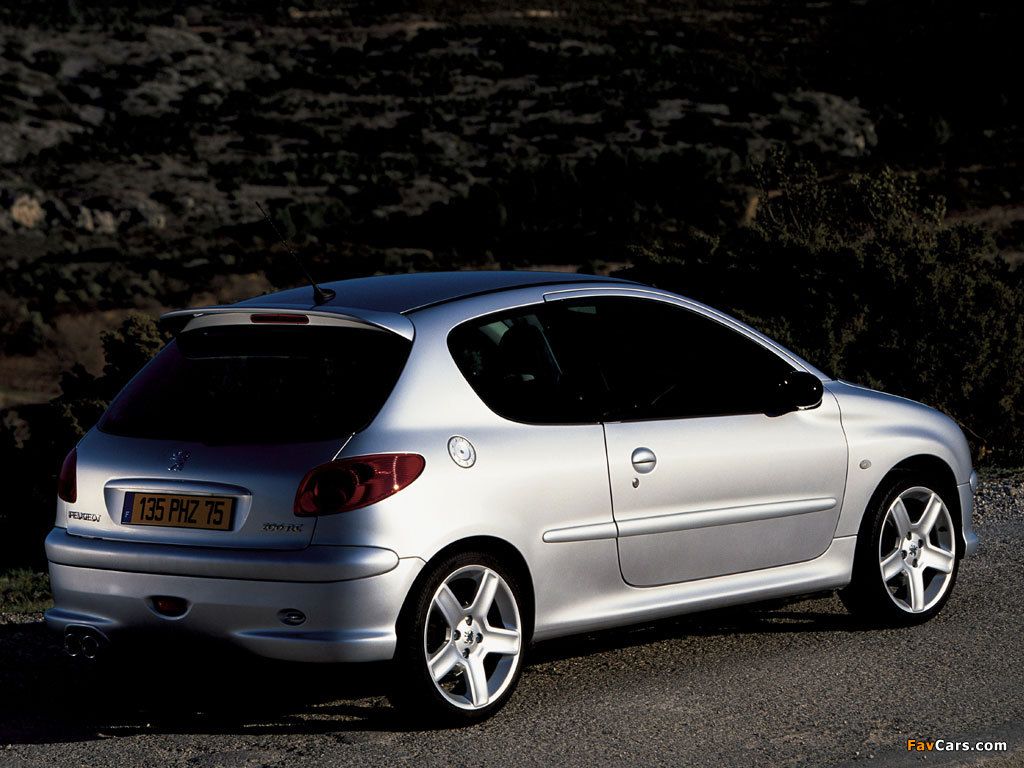 1024x768 Peugeot 206 RC 2003–06 wallpaper (1024x768)