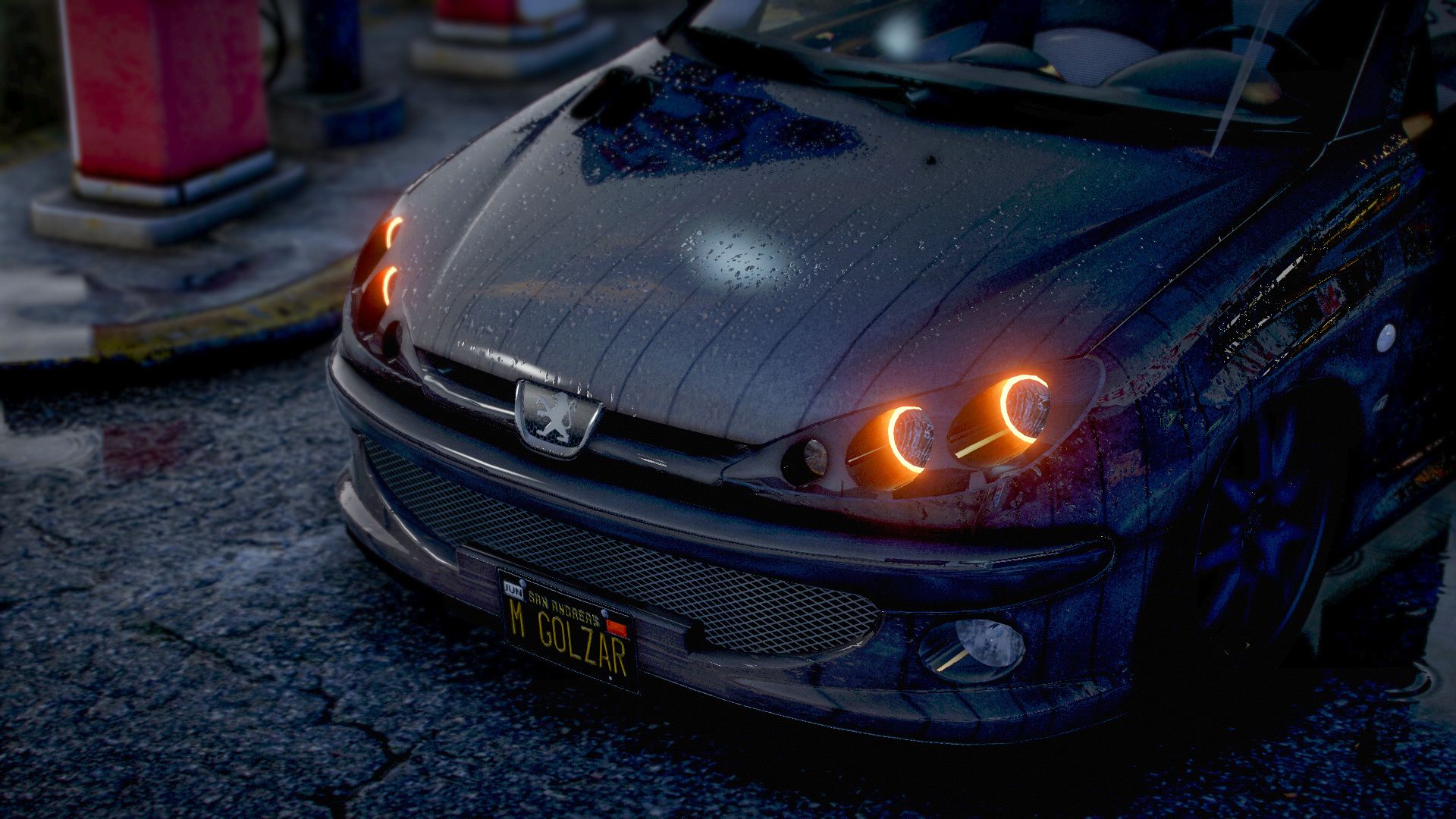 1920x1080 Peugeot 206 Gti [Add On. Animated. Tuning]