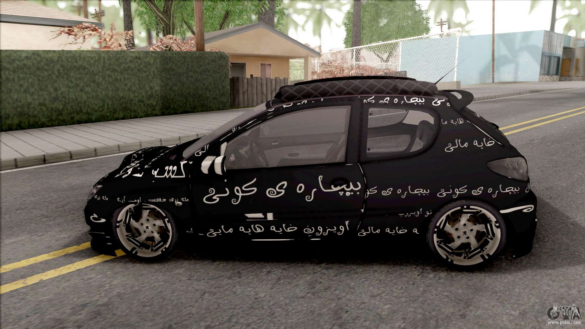 1920x1080 Peugeot 206 GTI Tuning Special Edition Adrian for GTA San Andreas