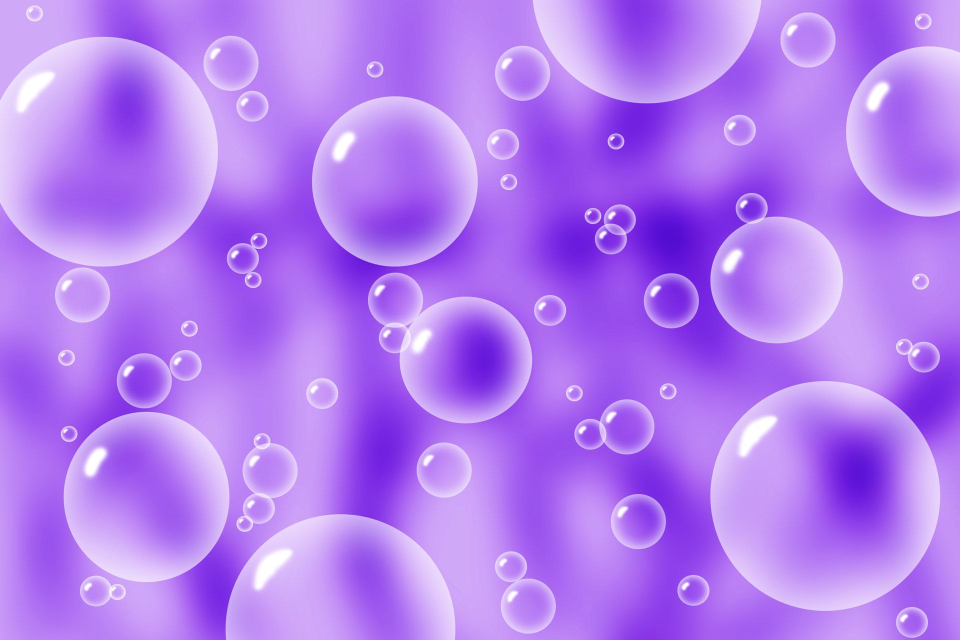 1920x1280 Purple Bubbles Wallpaper