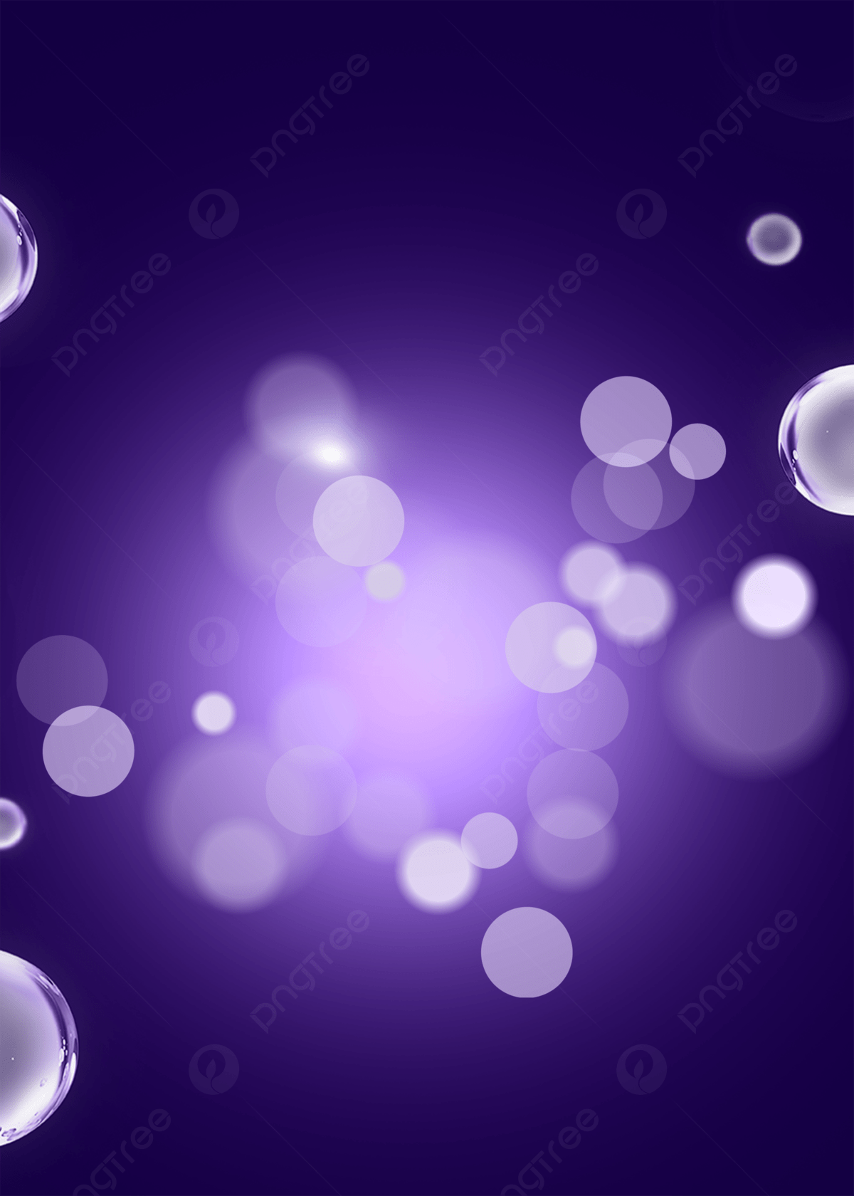 1200x1680 Purple Bubbles Glitter Background Wallpaper Image For Free Download