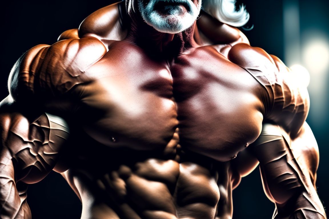 1152x768 Icy Walrus497: Joseph Joestar, JJBA, 63 Years Old, Handsome Men, Muscular Body, Muscle Bull, Big Muscular, Big Biceps, Bodybuilder, Dashing Hairstyle, Grey Hair, White Hair, Badass Daddy, Handsome Masculine Badass Daddy, Masculine, Hot