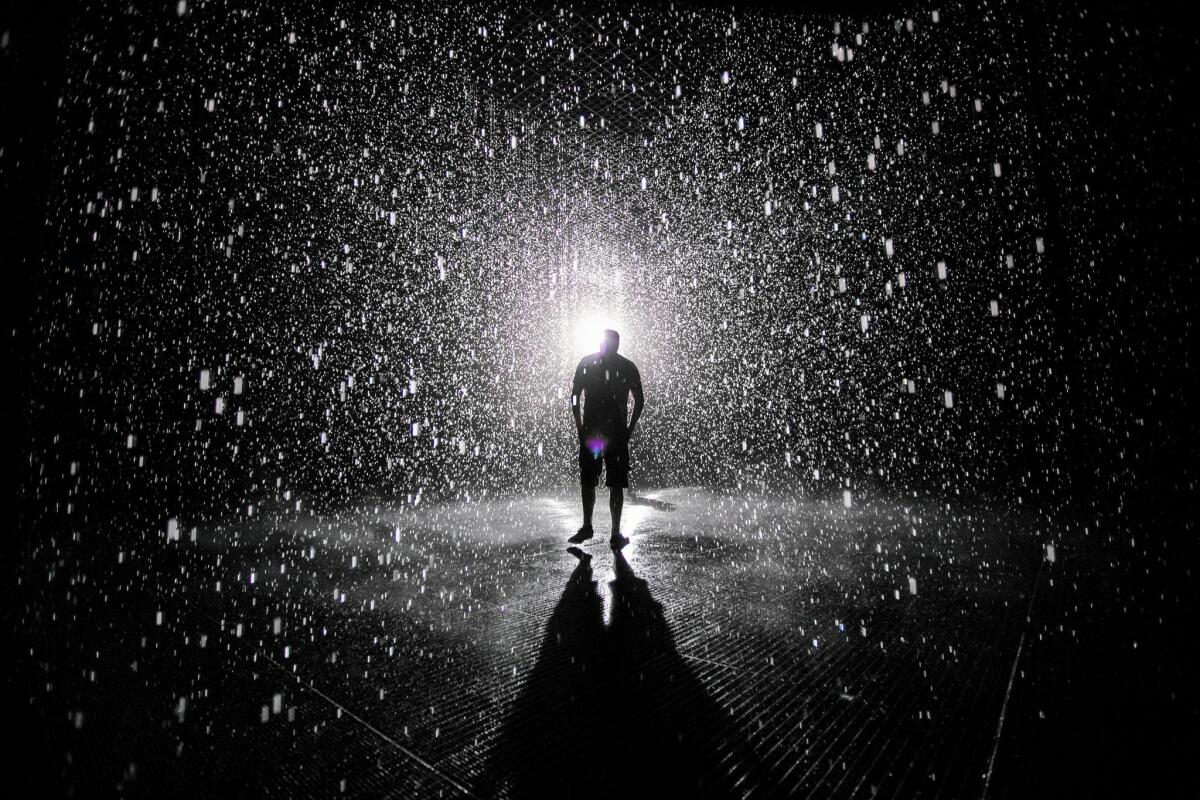 1200x800 Art for Instagram: 3 Thoughts on LACMA's 'Rain Room' Angeles Times