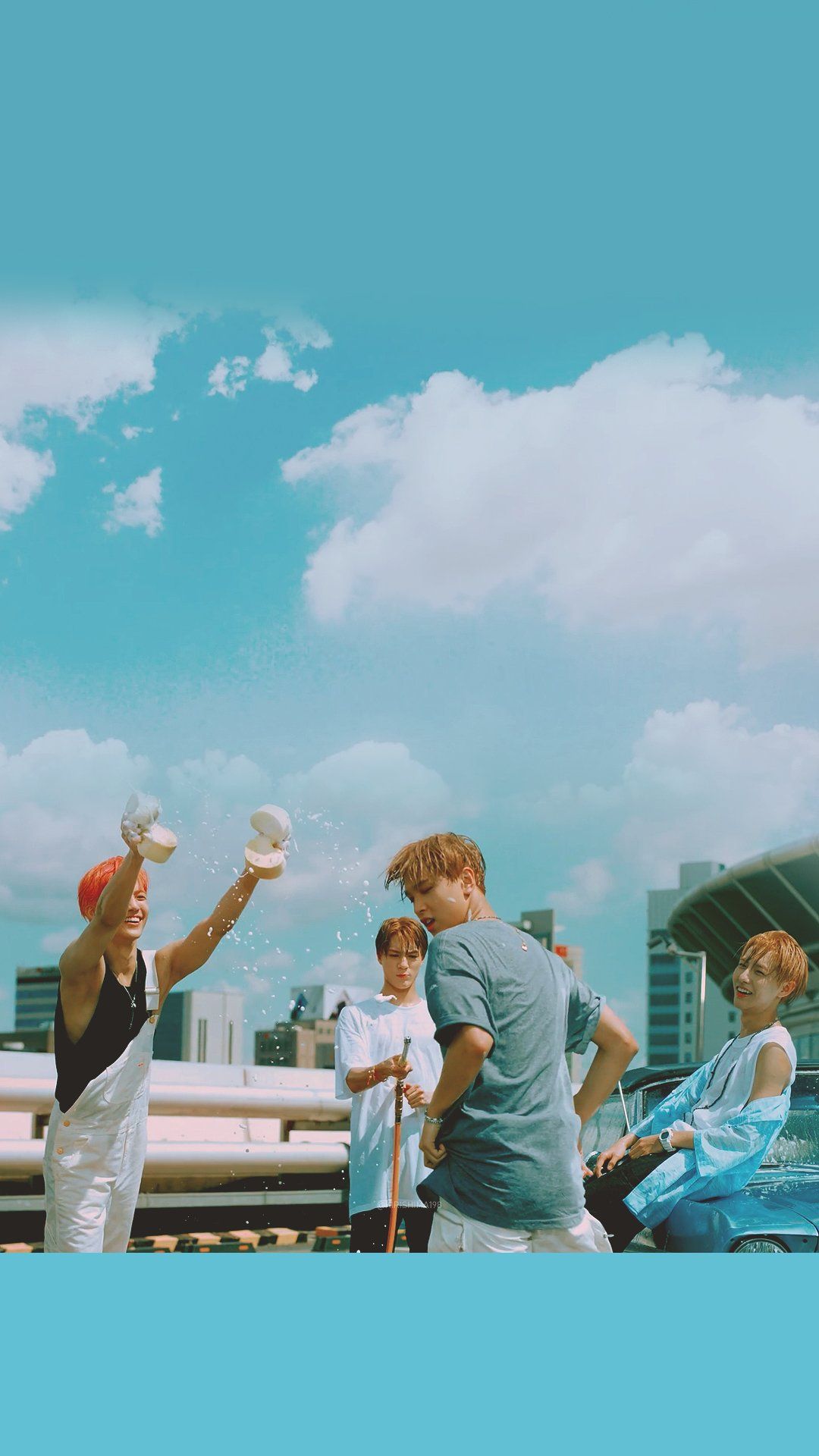 1080x1920 mint ☀️ ─── ⋆⋅✽ on X: NCT Dream GO UP MV (00 Lines) Phone wallpaper / Lock screen made by me :) • feel free to use • LIKE