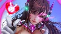 3840x2160 D.Va 4K 8K HD Overwatch Wallpaper