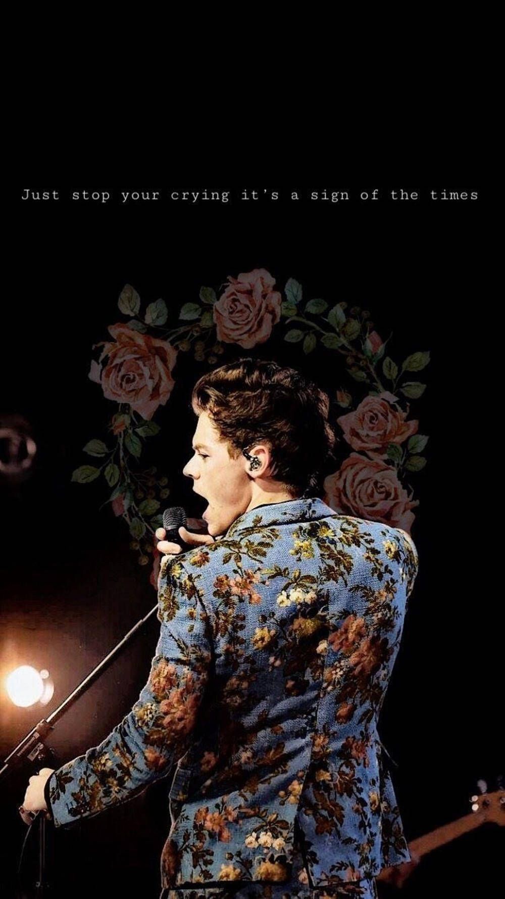 1000x1779 Download Stylish harry Styles Aesthetic Screen Wallpaper