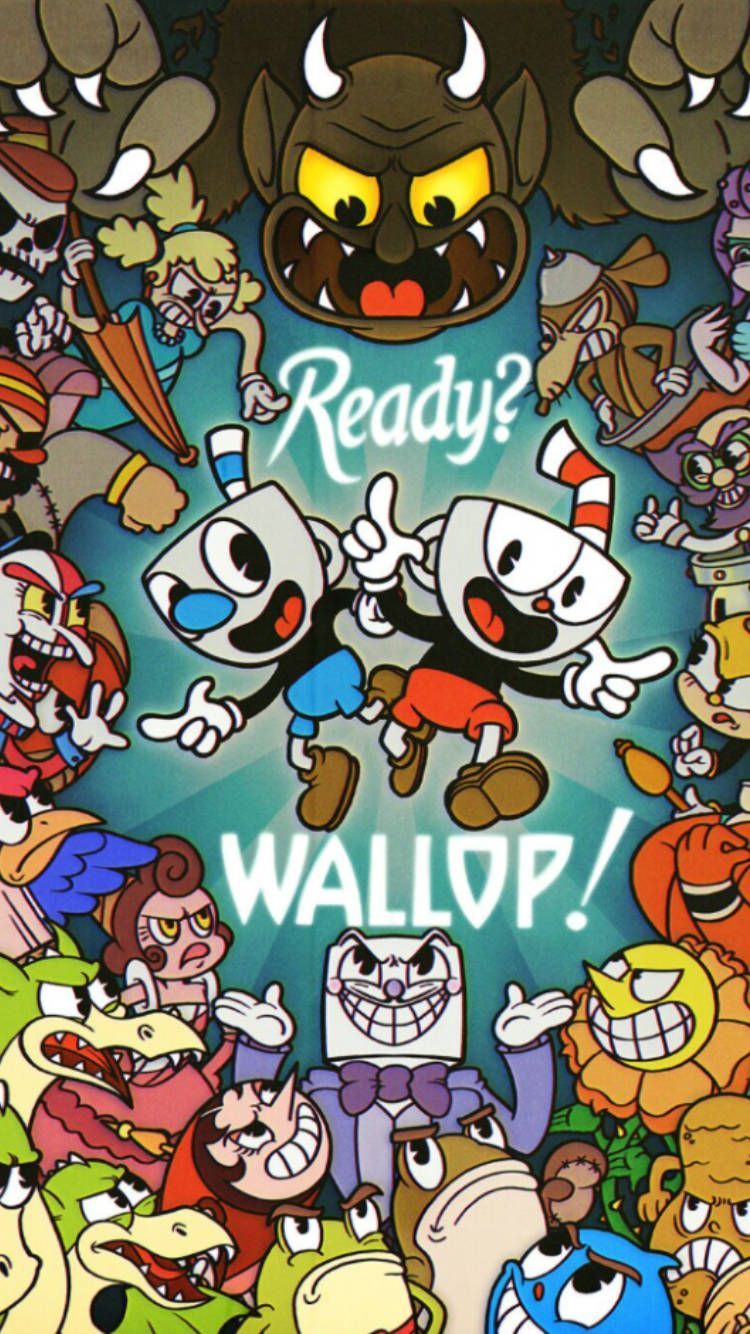 750x1334 Cuphead Wallpaper