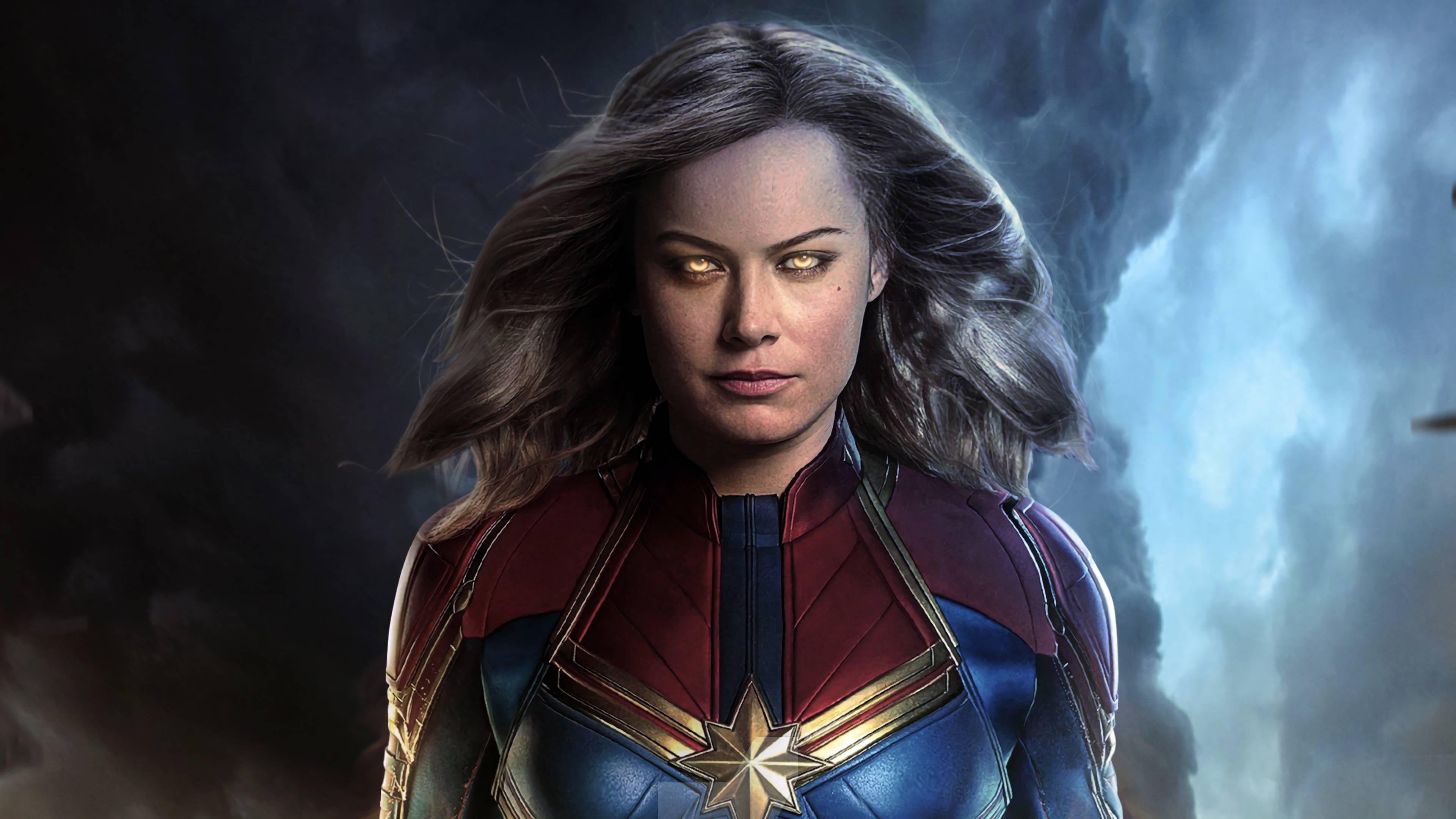 3840x2160 Captain Marvel Movie 2019 Brie Larson as Carol Danvers 4K