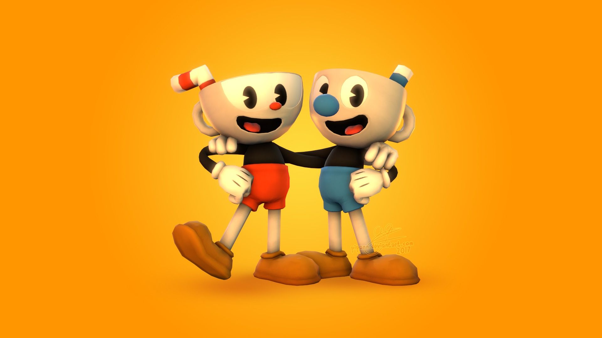 1920x1080 Steam Workshop::Cuphead & Mugman (Cuphead)