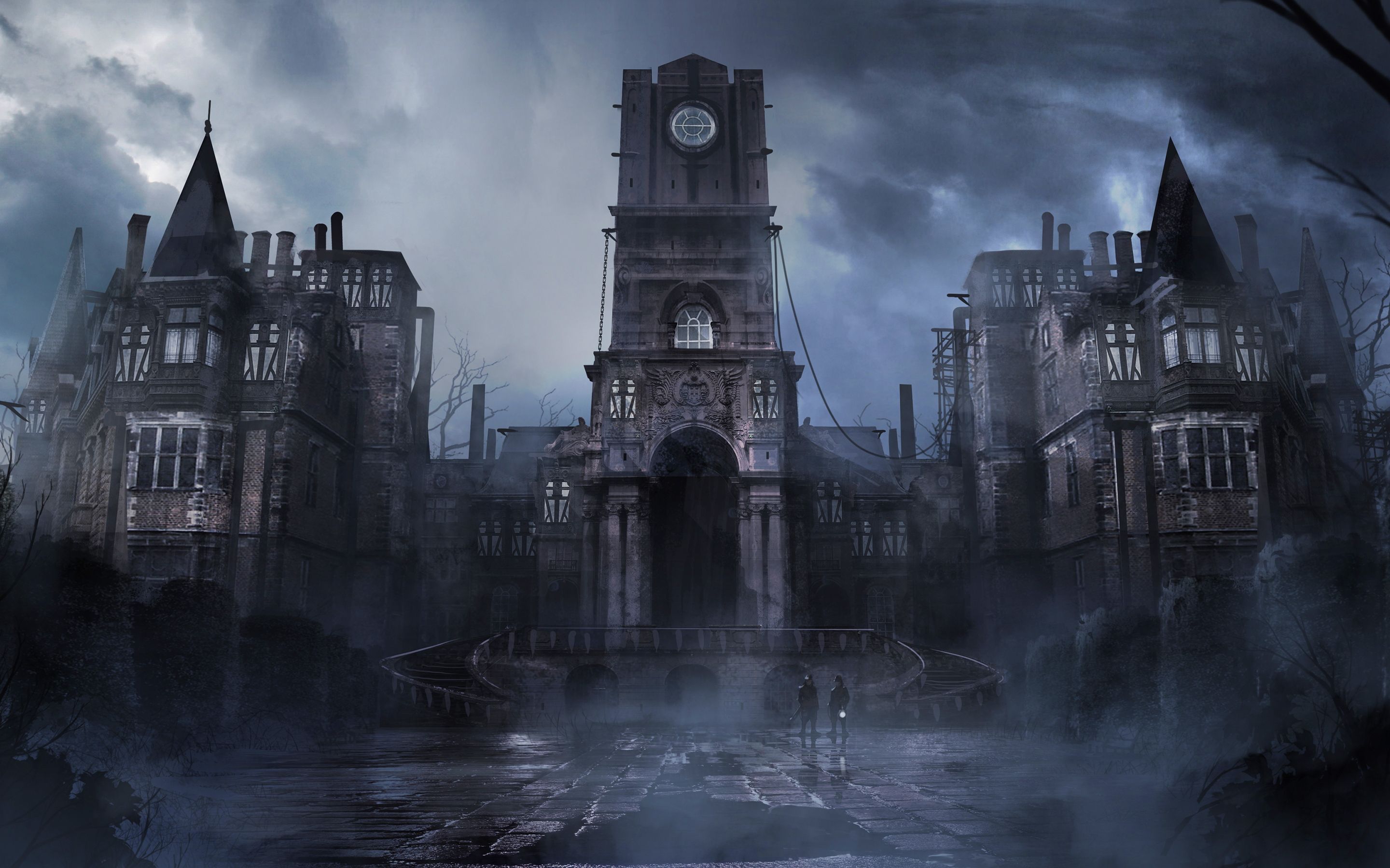 2880x1800 Thief: old mansion Desktop wallpaper 2560x1600