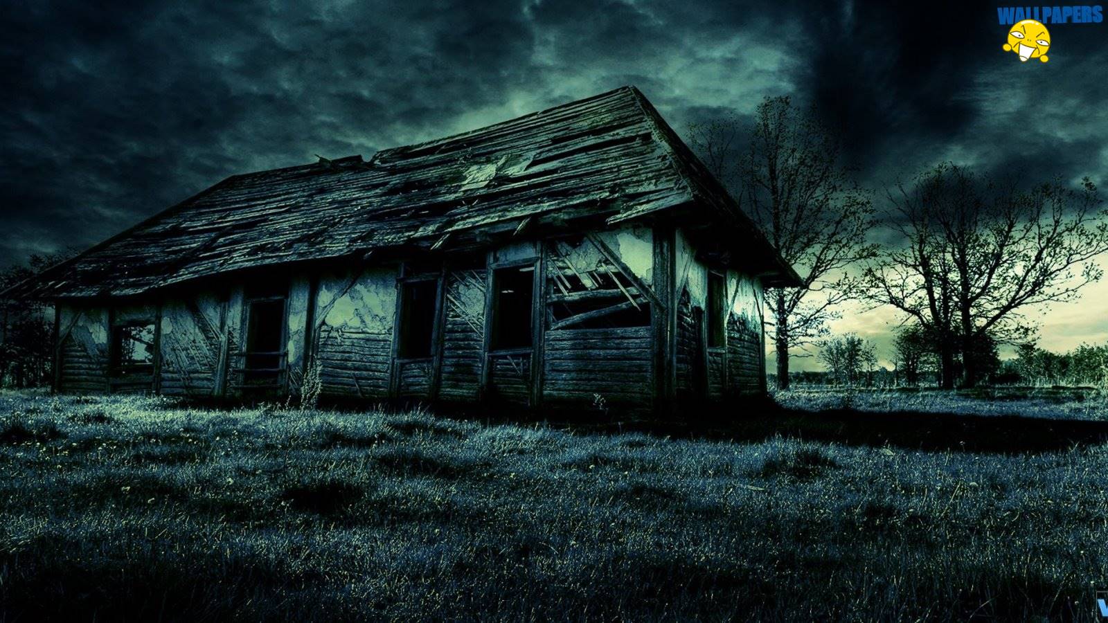 1600x900 Dark old house wallpaper 1600×900