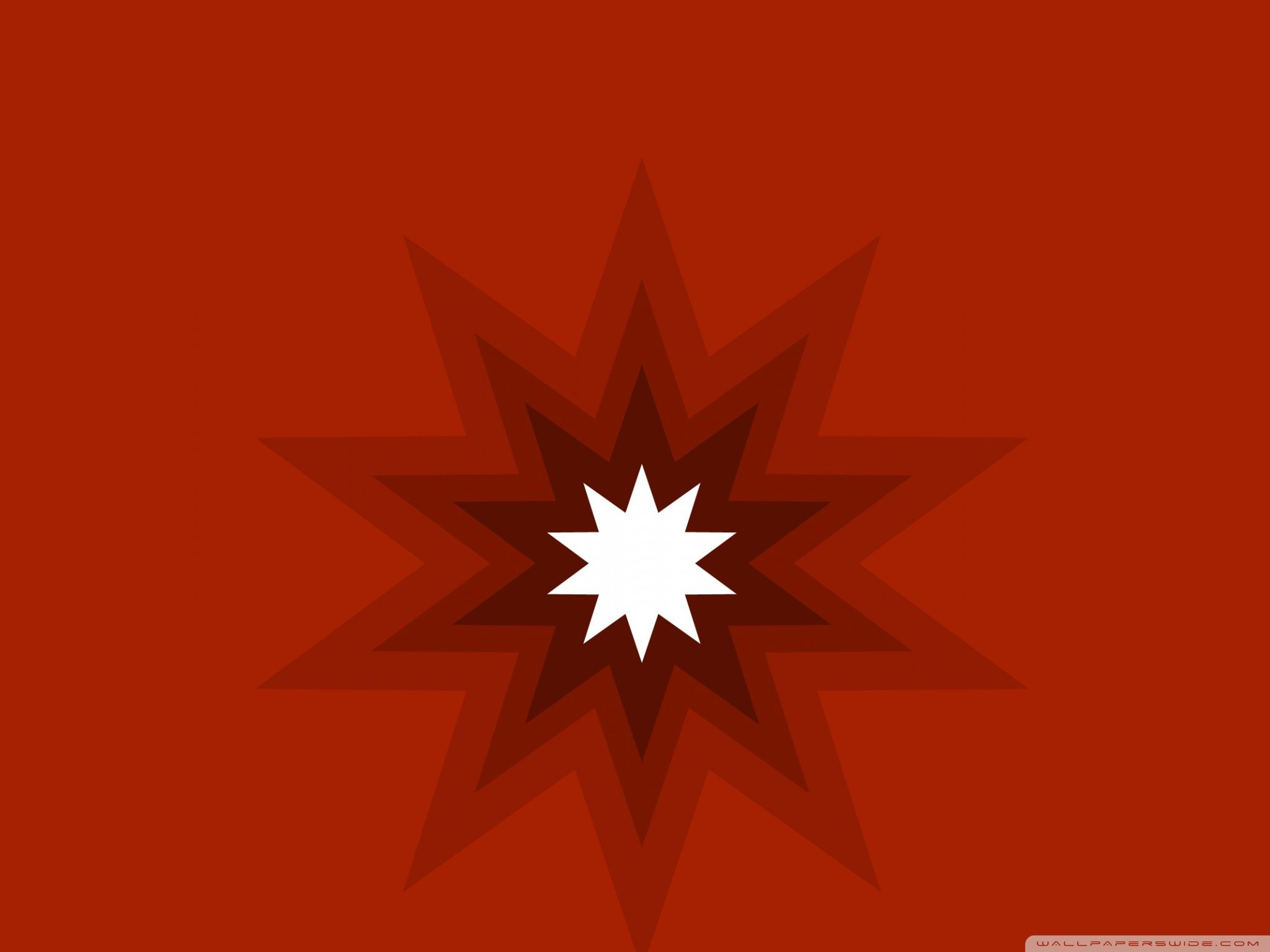 2048x1536 Shiny Red Star Ultra HD Desktop Background Wallpaper for 4K UHD TV : Tablet