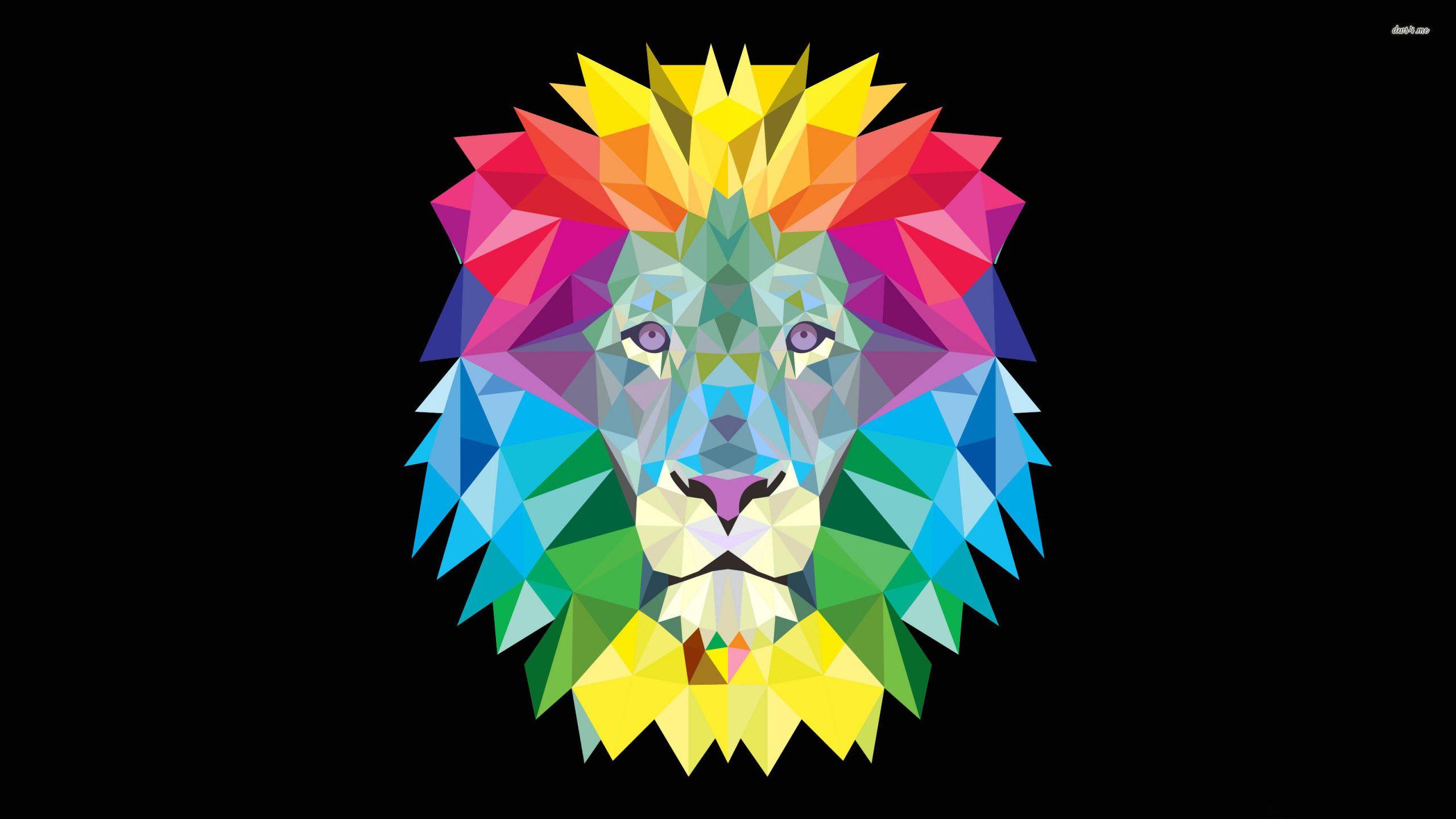 illustration colorful lion head with pop art style 8970677 Vector Art at  Vecteezy