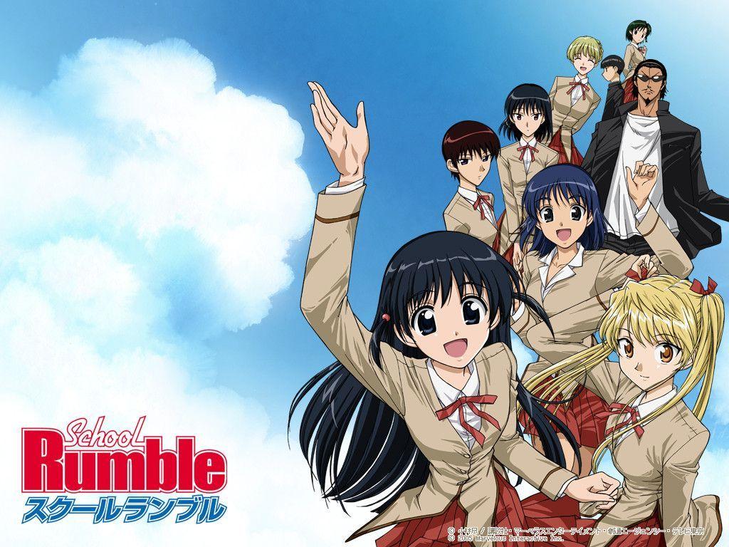 1024x768 School Rumble Wallpaper