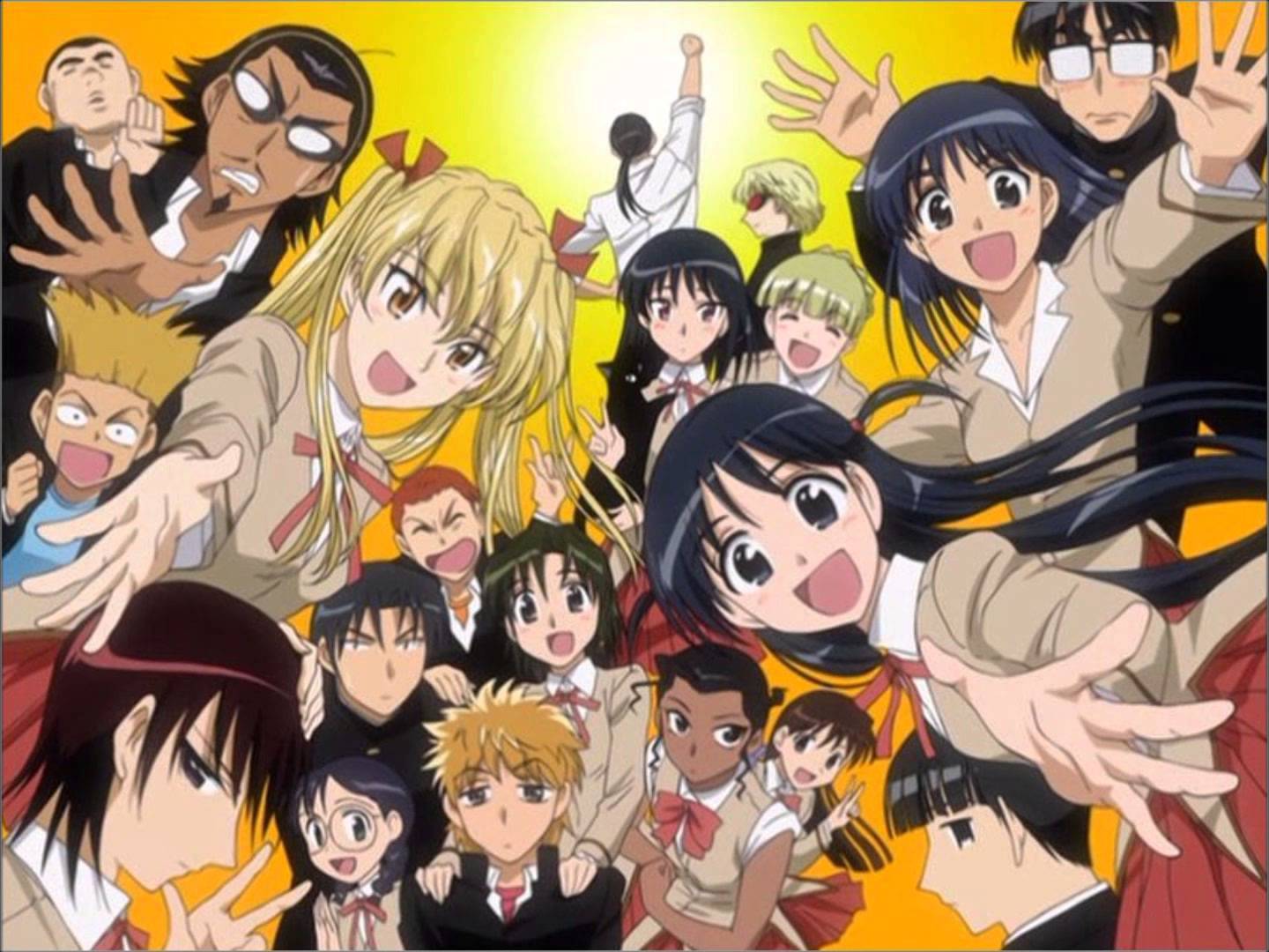 1440x1080 School Rumble / Characters
